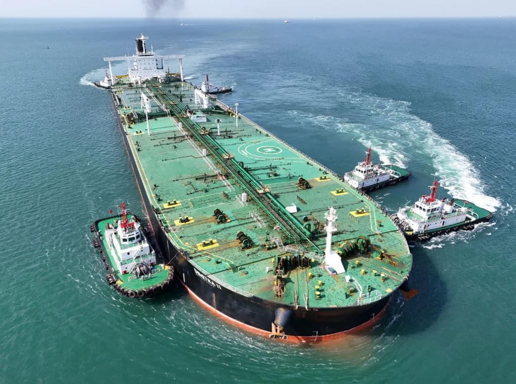 Russia-linked oil tanker at sea amid growing European sanctions enforcement and shadow fleet scrutiny