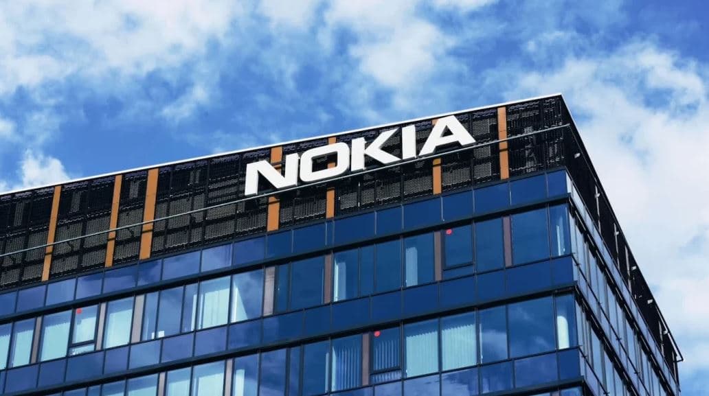Nokia headquarters building representing the company's strong Q2 2026 earnings and AI-driven network infrastructure growth.